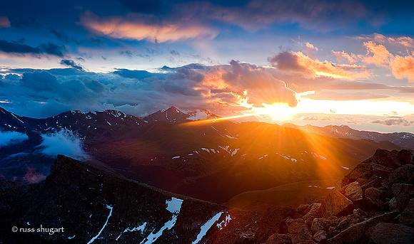 Sunset at 14,111 Feet