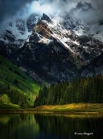 Gore Range Summer Snow