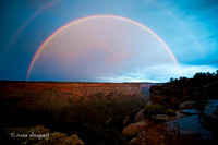 Double Rainbow Over Colorado National Monument